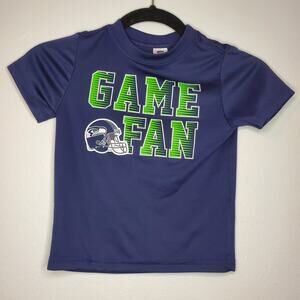 NWOT-Seattle Seahawks "GAME FAN" Game Day NFL Official Graphic Tee 4T Unisex